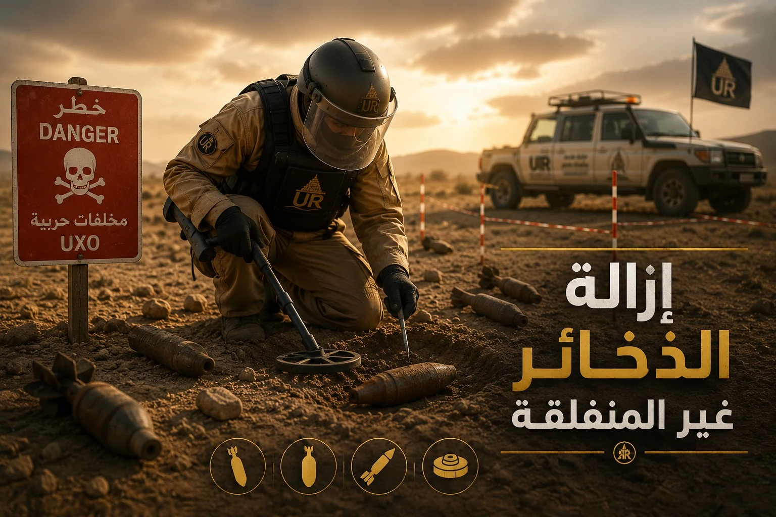 إزالة الذخائر غير المنفلقة